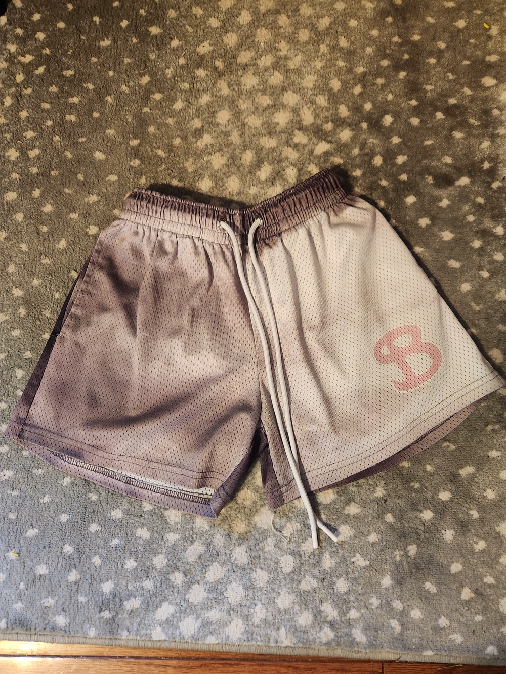 Men's Lightweight Mesh Drawstring Shorts - Faded Lilac BKTSQD